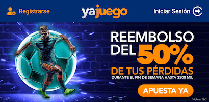 cashback deportivo bono yajuego fin de semana