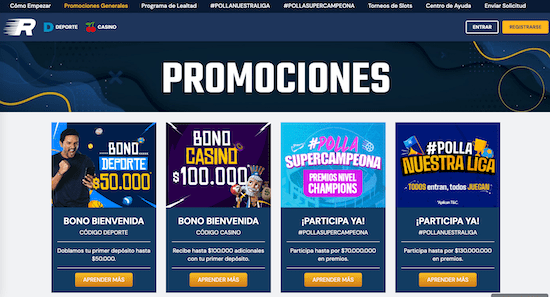 bonos y promociones rushbet