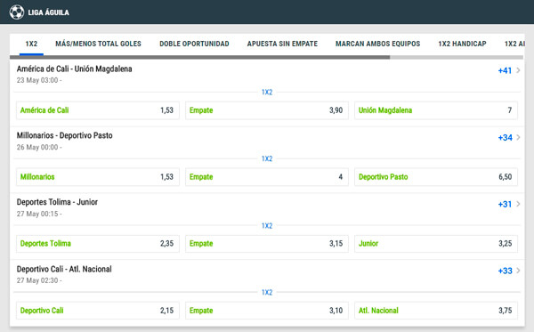 Codere apuestas deportivas en Colombia