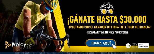 Cuotas de apuestas Wplay - Promocion Tour de Francia
