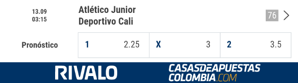 Apuestas Junior vs Deportivo Cali Apuestas en la Copa Colombia en Rivalo