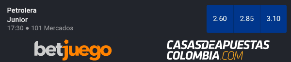 Cuotas de apuestas: Alianza Petrolera vs. Junior - Liga Águila 2019-II