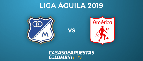 Millonarios vs América de Cali - Liga Águila 2019-II