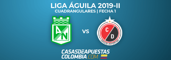 Liga Águila 2019-II Cuadrangulares Fecha 1 - Atlético Nacional vs. Cúcuta Deportivo