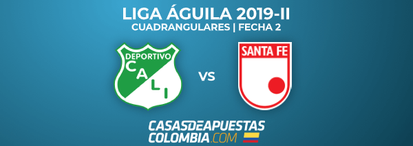 Liga Águila 2019-II Cuadrangulares Fecha 2 - Deportivo Cali vs. Santa Fe