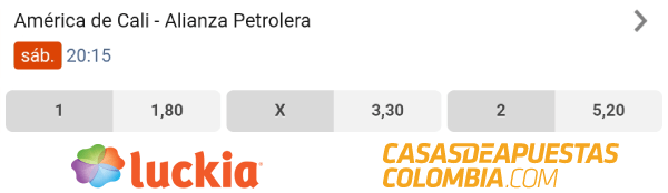 Cuotas de Apuestas - América de Cali vs. Alianza Petrolera - Liga Betplay 25/01/20