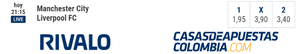 Cuotas de apuestas - Manchester City vs. Liverpool 020720