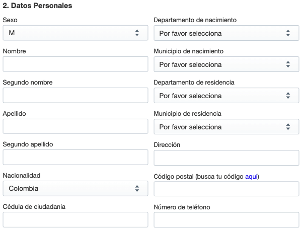 Registrarse en Luckia Colombia - Cómo registrarte en Luckia - Paso #2