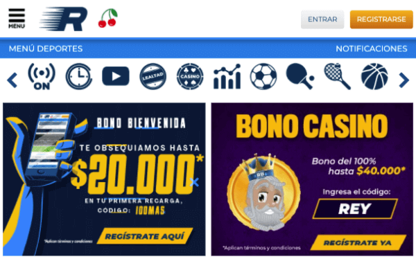 Rushbet Colombia - Reseña de Opinión - Homepage Inicio