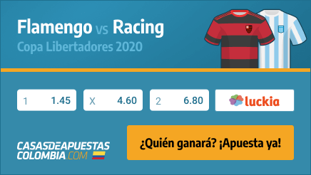 Apuestas Flamengo vs. Racing Copa Libertadores 01/12/20
