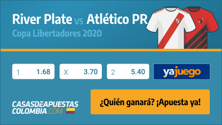 Apuestas Pronósticos River Plate vs. Atlético Paranaense - Copa Libertadores 01/12/20