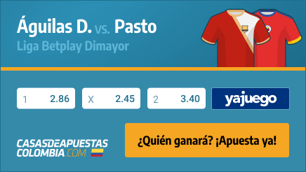 Apuestas Pronósticos Águilas Doradas vs. Pasto - Liga Betplay 09/02/21