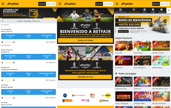 Betrfair Colombia - Descargar App Apuestas Android iOS