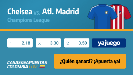 Apuestas Pronósticos Chelsea vs. Atl. Madrid - Champions League 17/03/21