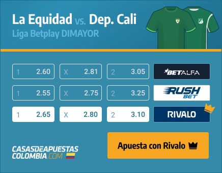 Apuestas Pronósticos Equidad vs. Dep. Cali - Liga Betplay 01/04/21