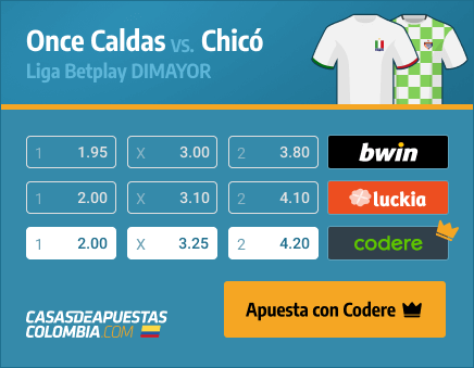 Apuestas Pronósticos Once Caldas vs. Chicó - Liga Betplay 27/03/21