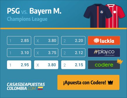 Apuestas Pronósticos PSG vs. Bayern Múnich - Champions 13/04/21