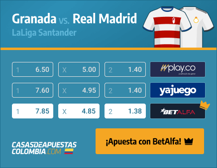 Apuestas Pronósticos Granada vs. Real Madrid - LaLiga 13/05/21
