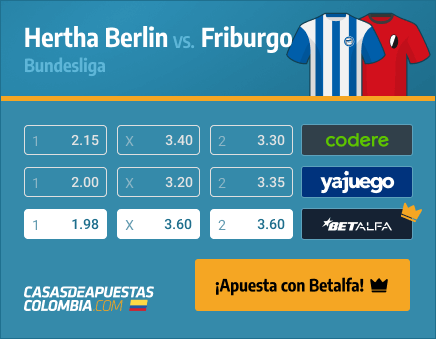 Apuestas Pronósticos Hertha Berlín vs. Friburgo - Bundesliga 06/05/21