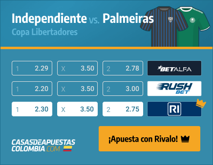Apuestas Pronósticos Independiente vs. Palmeiras - Libertadores 11/05/21