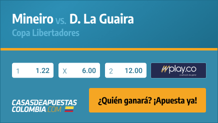 Apuestas Pronósticos Mineiro vs. D. La Guaira - Copa Libertadores 25/05/21