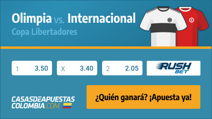 Apuestas Pronósticos Olimpia vs. Internacional - Libertadores 20/05/21