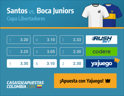 Apuestas Pronósticos Santos vs. Boca Juniors - Copa Libertadores 11/05/21