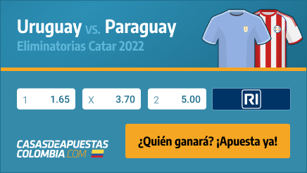 Apuestas Pronósticos Uruguay vs. Paraguay - Eliminatorias Catar 2022 03/06/21