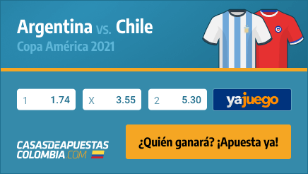 Apuestas y Pronósticos Argentina vs. Chile 14/06/21 - Copa América 2021 - Casasdeapuestas-colombia.com