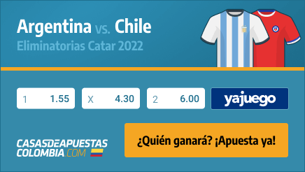 Apuestas Pronósticos Argentina vs. Chile - Eliminatorias Catar 03/06/21