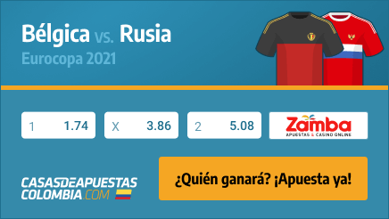 Apuestas Pronósticos Bélgica vs. Rusia 12/06/21 - Eurocopa 2021 - Casasdeapuestas-colombia.com
