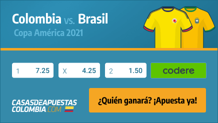 Apuestas Pronósticos Colombia vs. Brasil - Copa América 2021 23/06/21