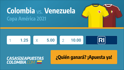 Apuestas Pronósticos Colombia vs. Venezuela - Copa América 2021 17/06/21