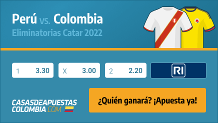 Apuestas Pronósticos Perú vs. Colombia - Eliminatorias Catar 03/06/21