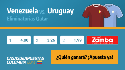 Apuestas Pronósticos Venezuela vs. Uruguay - Eliminatorias Qatar 08/06/21