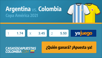 Pronósticos Argentina vs. Colombia - Semifinal Copa América 2021 - 06/07/21 Casasdeapuestas-colombia.com