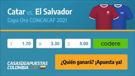 Apuestas Pronósticos Catar vs. El Salvador - Copa Oro CONCACAF 24/07/21