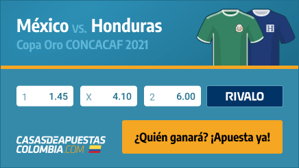 Apuestas Pronósticos México vs. Honduras - Copa Oro CONCACAF 24/07/21