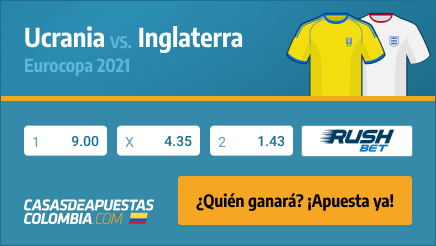 Apuestas Pronósticos Ucrania vs. Inglaterra - Eurocopa 2021 03/07/21