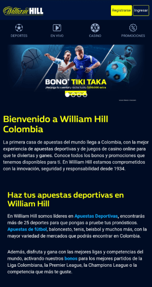 William Hill App - Descargar app en Casasdeapuestas-colombia.com