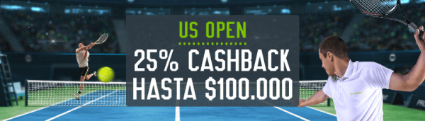 Promoción Codere Cashbak - Abierto de Estados Unidos Tenis