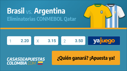 Apuestas Pronósticos Brasil vs. Argentina ⚽- Eliminatorias Qatar 05/09/21
