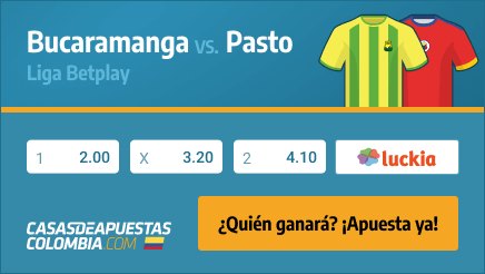 Apuestas y pronósticos Bucaramanga vs. Pasto - Liga betplay 23/10/21
