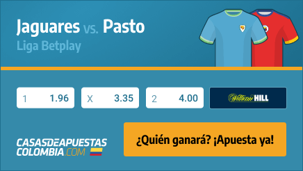 Apuestas Pronósticos Jaguares vs. Pasto - Liga Betplay 08/10/21
