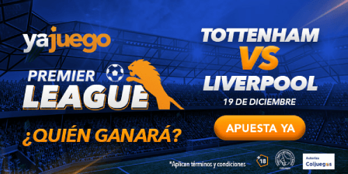 Tottenham vs. Liverpool - Cuotas de apuestas en Yajuego Colombia