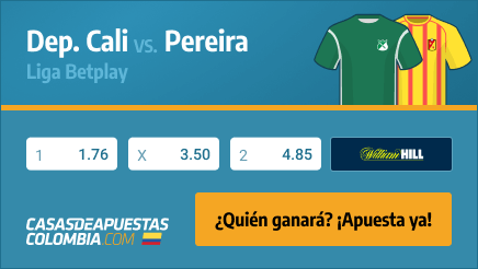 Apuestas Pronósticos Cali vs. Pereira - Liga Betplay 02/02/22