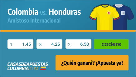 Apuestas Pronósticos Colombia vs. Honduras - Amistoso internacional 16/01/22 