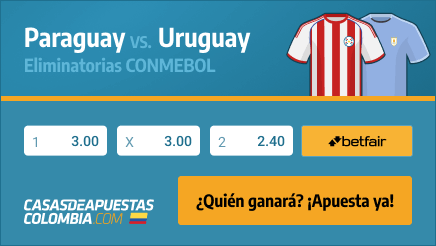 Apuestas Pronósticos Paraguay vs. Uruguay – Eliminatorias CONMEBOL 27/01/22