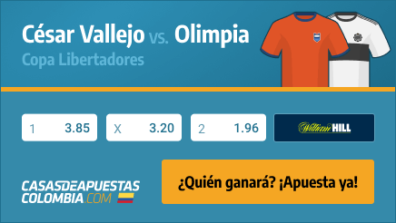 Apuestas Pronósticos César Vallejo vs. Olimpia - Copa Libertadores 10/02/22