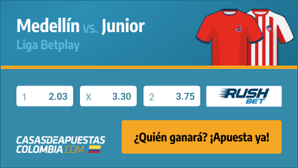 Apuestas Pronósticos Medellín vs. Junior - Liga Betplay 16/02/22